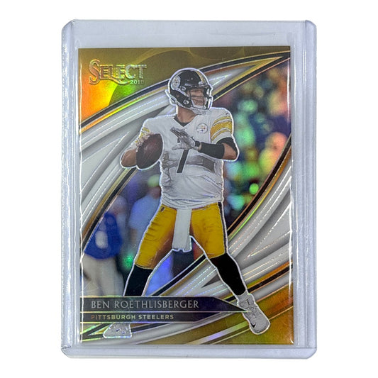 PANINI NFLカード SELECT PRIZM BEN ROETHLISBERGER PITTSBURGH STEELERS 25/35 #263 中古 IT1