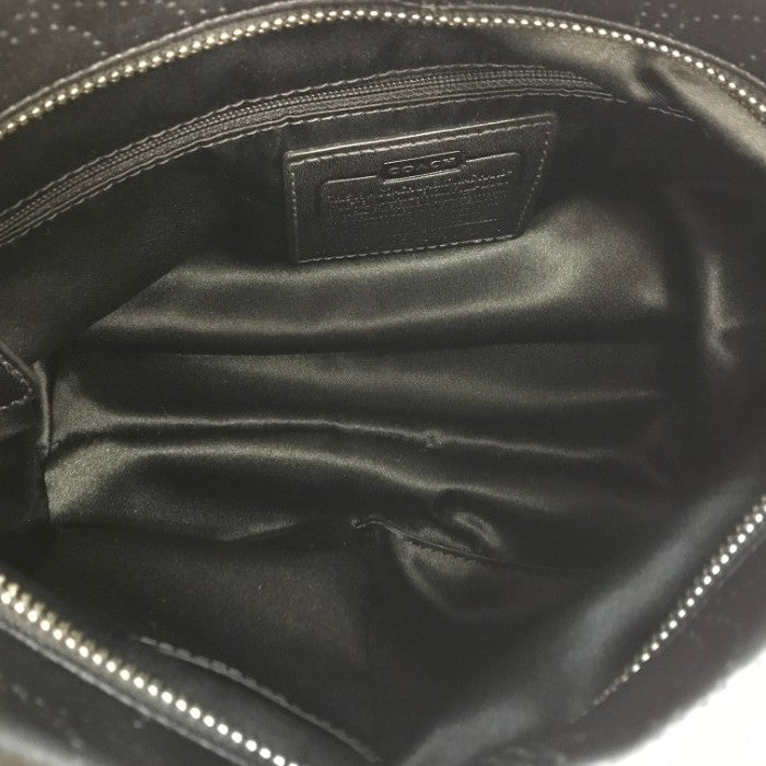 COACH コーチ ショルダーバッグ レディース パンチングレザー シグネチャー 2way F17104 中古 T1