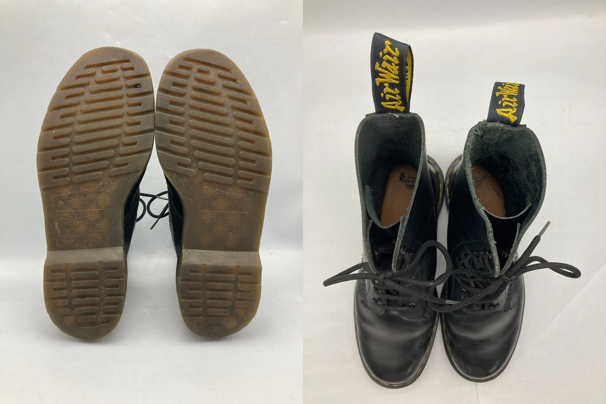 Dr.Martens ドクターマーチン 10ホール ブーツ 1490 サイズUK6 メンズ レディース 中古 D4
