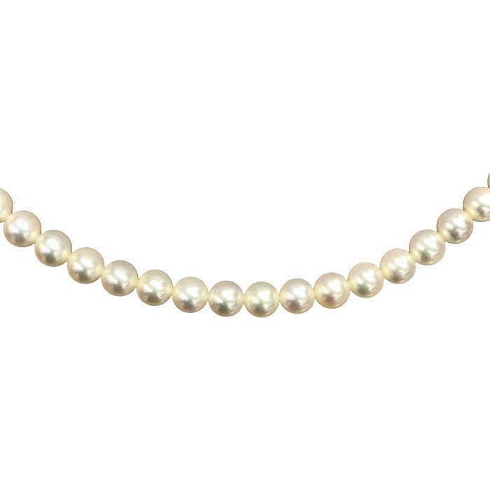 MIKIMOTO ミキモト パール ネックレス レディース 本真珠 5.6～6.0mm 38cm 中古 T1