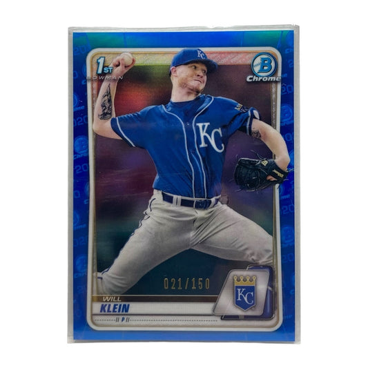 TOPPS MLBカード BOWMAN CHROME 1ST WILL KLEIN ROYALS 021/150 #BD-157 中古 IT2