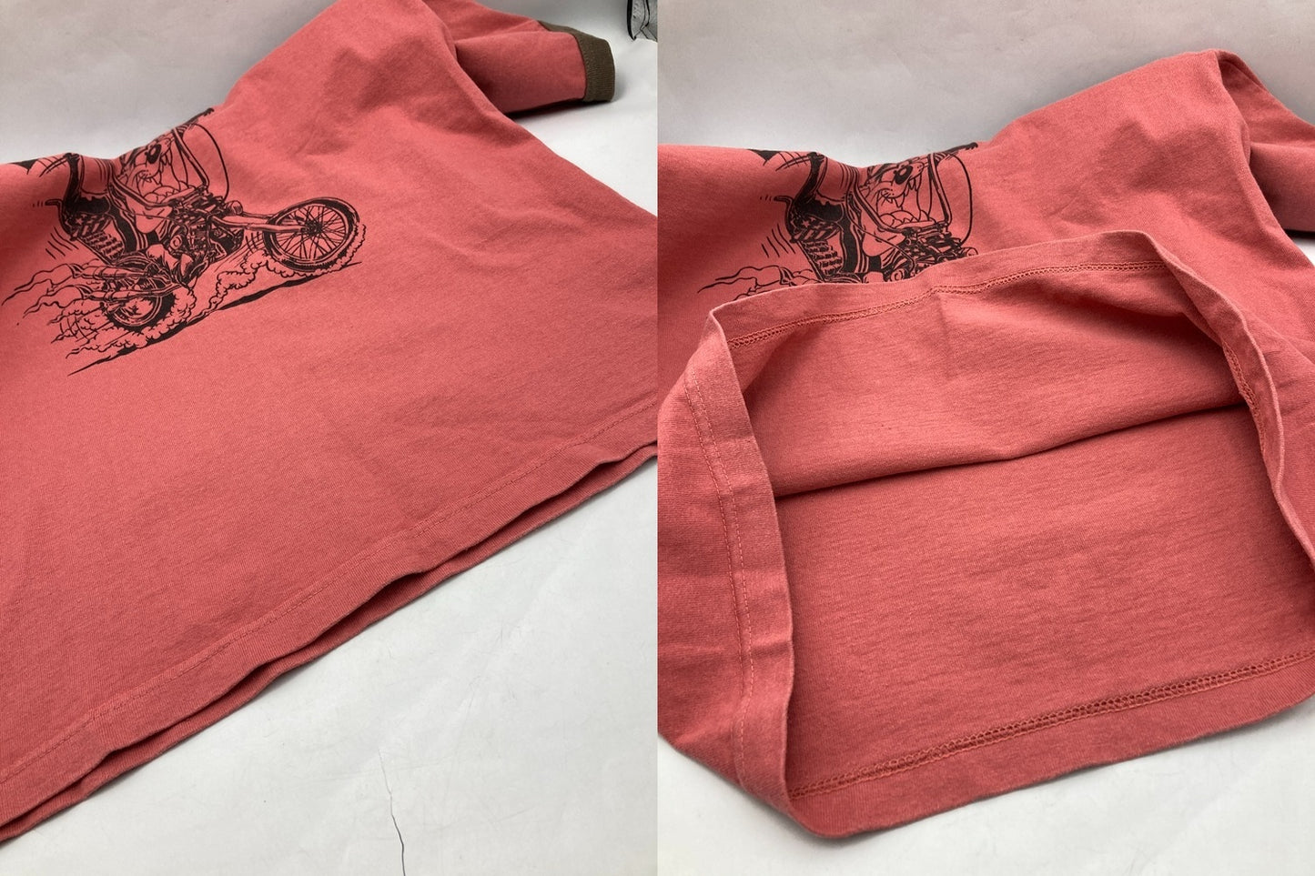 TOYS McCOY トイズマッコイ タスマニアンデビル Born To Be Wild リンガーTシャツ サイズS メンズ 中古 D4