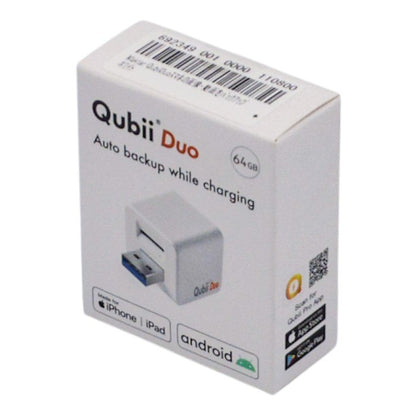未開封品 Qubii Duo キュービーデュオ USB-A 64GBマイクロSDカード付き 中古 a1