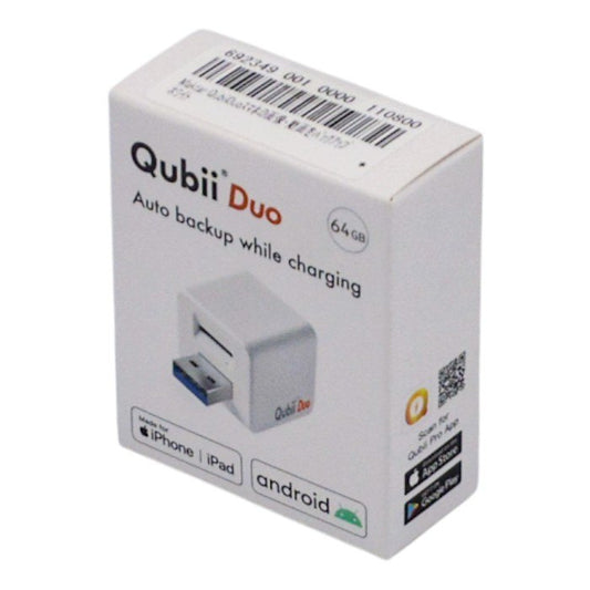 未開封品 Qubii Duo キュービーデュオ USB-A 64GBマイクロSDカード付き 中古 a1