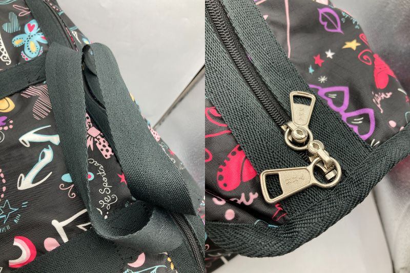 LESPORTSAC レスポートサック ポップ柄 2WAY ボストン ショルダーバッグ 中古 D4