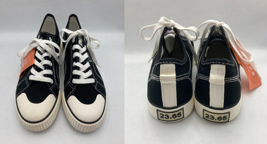 23.65 MOZZI イーシプサムチョンユクオ モッチ スニーカー 180804 ブラック/ホワイト サイズ28cm 中古 D4
