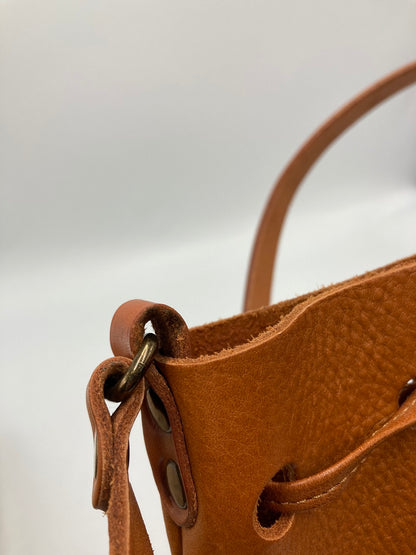 CLEDRAN クレドラン レザー 巾着 バスケットバッグ 中古 4