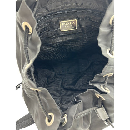 PRADA プラダ リュックサック ナイロン ブラック ブランド レディース おしゃれ バックパック バッグ 鞄 中古 W４