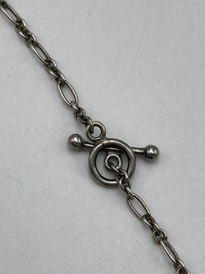 GEORG JENSEN ジョージジェンセン 2003年 ヘリテージ イヤーネックレス SV925 ローズクォーツ 中古 D4