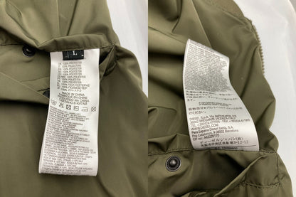 DIESEL ディーゼル 袖ライン ミリタリーブルゾン ナイロンジャケット サイズL メンズ 中古 D4