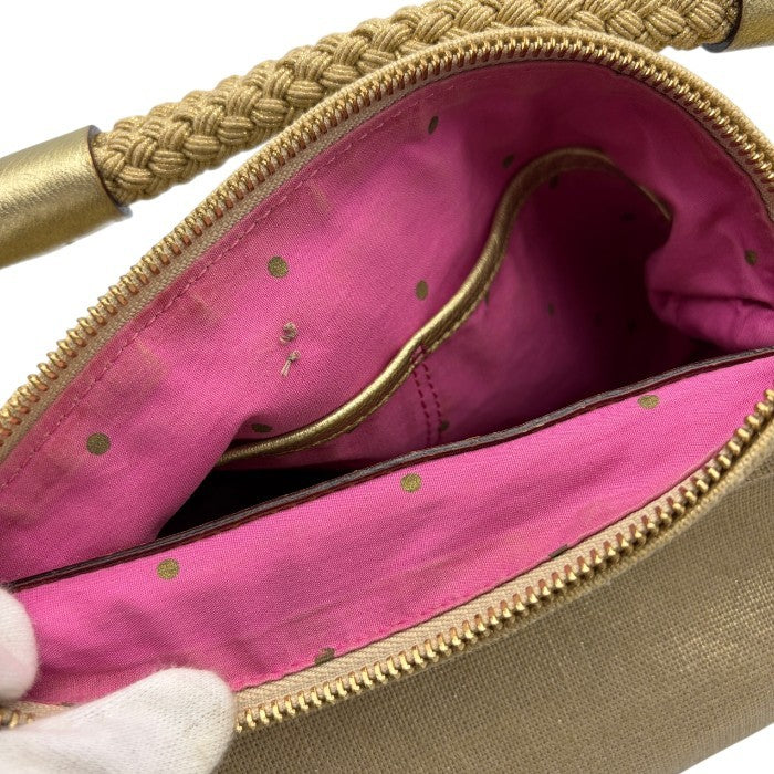 kate spade ケイトスペード ワンショルダーバッグ 鞄 レディース ゴールド お出かけ 中古 W４