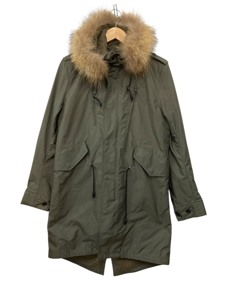 MEN’S MELROSE メンズメルローズ ライナー付 モッズコート カーキ サイズ3 メンズ 中古 D4