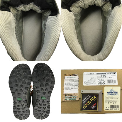 mont-bell モンベル ラップランドストライダー MID トレッキングブーツ メンズ GORE-TEX ゴアテックス チャコールブラック 26cm 1129550 中古 T1