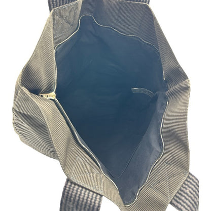 HERMES エルメス エールライン カバス トートバッグ ユニセックス キャンバス ダークグレー ブランド 鞄 通勤 A4 中古 W４