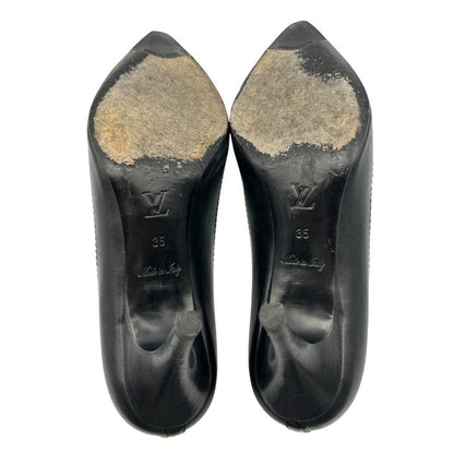 LOUIS VUITTON ルイヴィトン パンプス 35 (約22.5cm) ブランド 靴 シューズ ヒール レザー 中古 W４