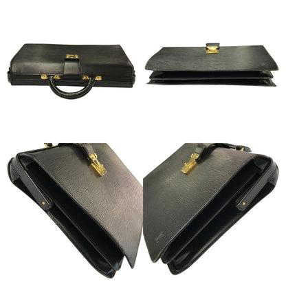LOUIS VUITTON ルイ ヴィトン エピ セルヴィエット フェルモワール ビジネスバッグ メンズ ブリーフケース ドクターバッグ ノワール M54352 中古 T1