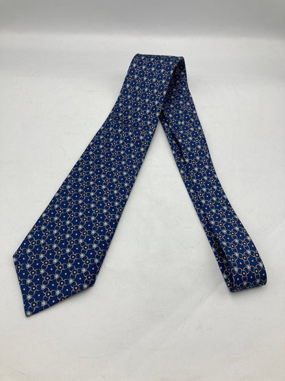 HERMES エルメス サークル模様 ネクタイ シルク100％ 7575 SA 中古 D4