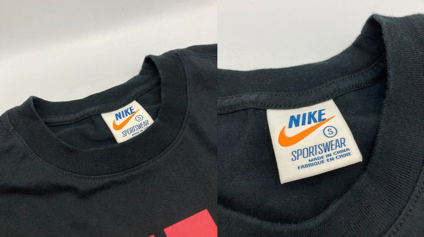 NIKE ナイキ 復刻 ゴツナイキ 6連ロゴ Tシャツ サイズS メンズ 中古 D4