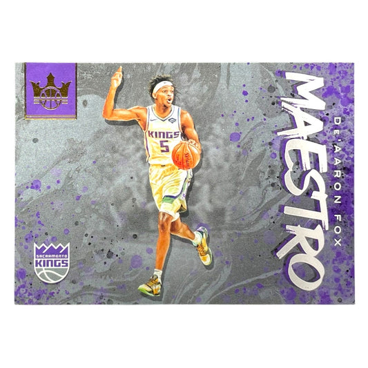 PANINI NBAカード COURT KINGS DE’AARON FOX SACRAMENTO KINGS #30 中古 IT2