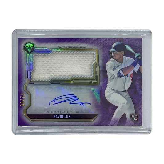 TOPPS MLBカード TRIPLE THREADS GAVIN LUX LOS ANGELES DODGERS 38/75 #ASJR-GL 中古 IT1
