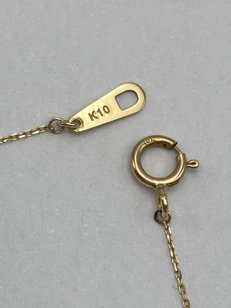 組曲 K10 白石 イニシャルA ネックレス 中古 D4