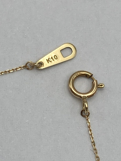 組曲 K10 白石 イニシャルA ネックレス 中古 D4