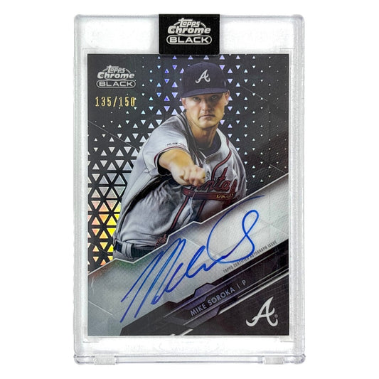 未開封品 TOPPS MLBカード CHROME BLACK MIKE SOROKA ATLANTA BRAVES 135/150 #CBA-SOR 中古 IT1