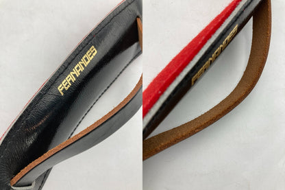 FERNANDES フェルナンデス レザー ギターストラップ 中古 D4