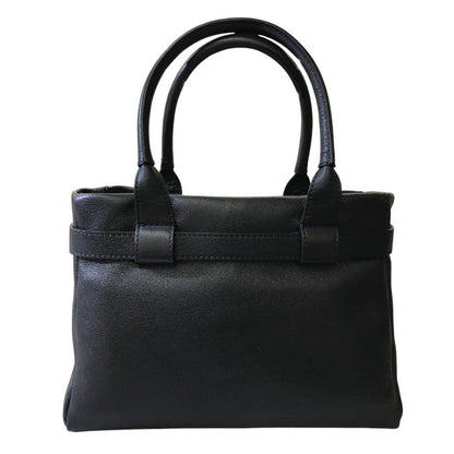 土屋鞄 クラルテ バッグ レディース レザー トート ハンド リボン ブラック 本革 ハンドバッグ 鞄 中古 WK1