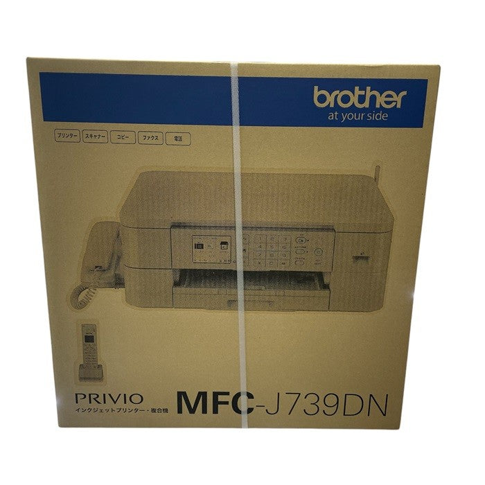 ブラザー プリンター A4インクジェット複合機 MFC-J739DN FAX 電話機 Wi-Fi スマホ・タブレット接続 中古 R1