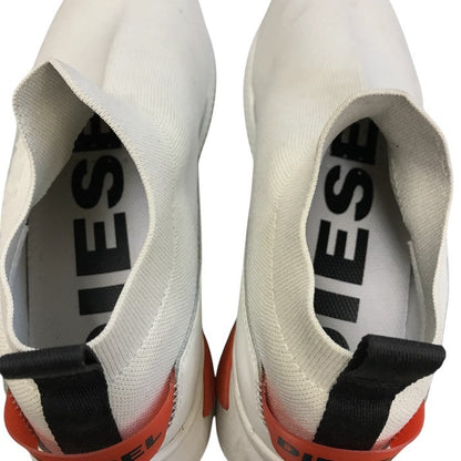DIESEL ディーゼル SK-SOCK QB ソックスニーカー メンズ ローカット ニット ロゴ ストレッチ オフホワイト 27cm Y02405 中古 T1