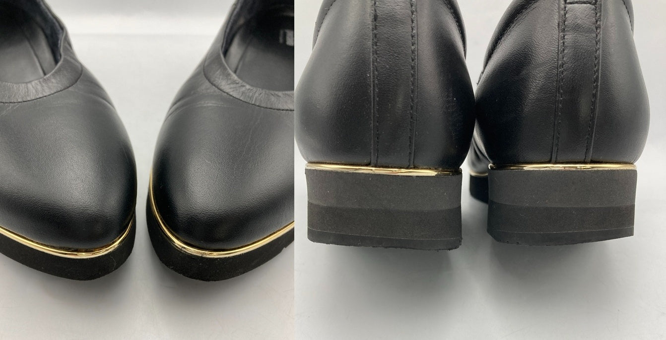 ASICS pedala ペダラ ポインテッドトゥ コンフォートシューズ 1212A182-001 サイズ23.5cm 中古 D4