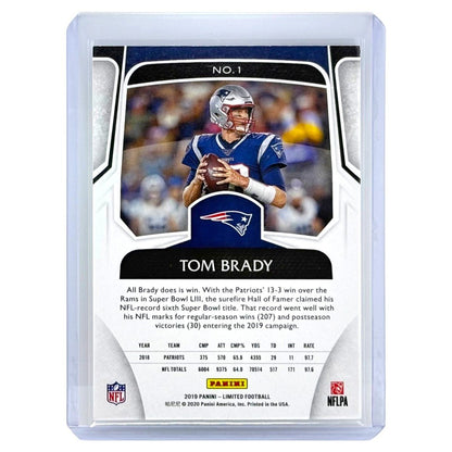 PANINI NFLカード LIMITED TOM BRADY NEW ENGLAND PATRIOTS /99 #1 中古 IT1
