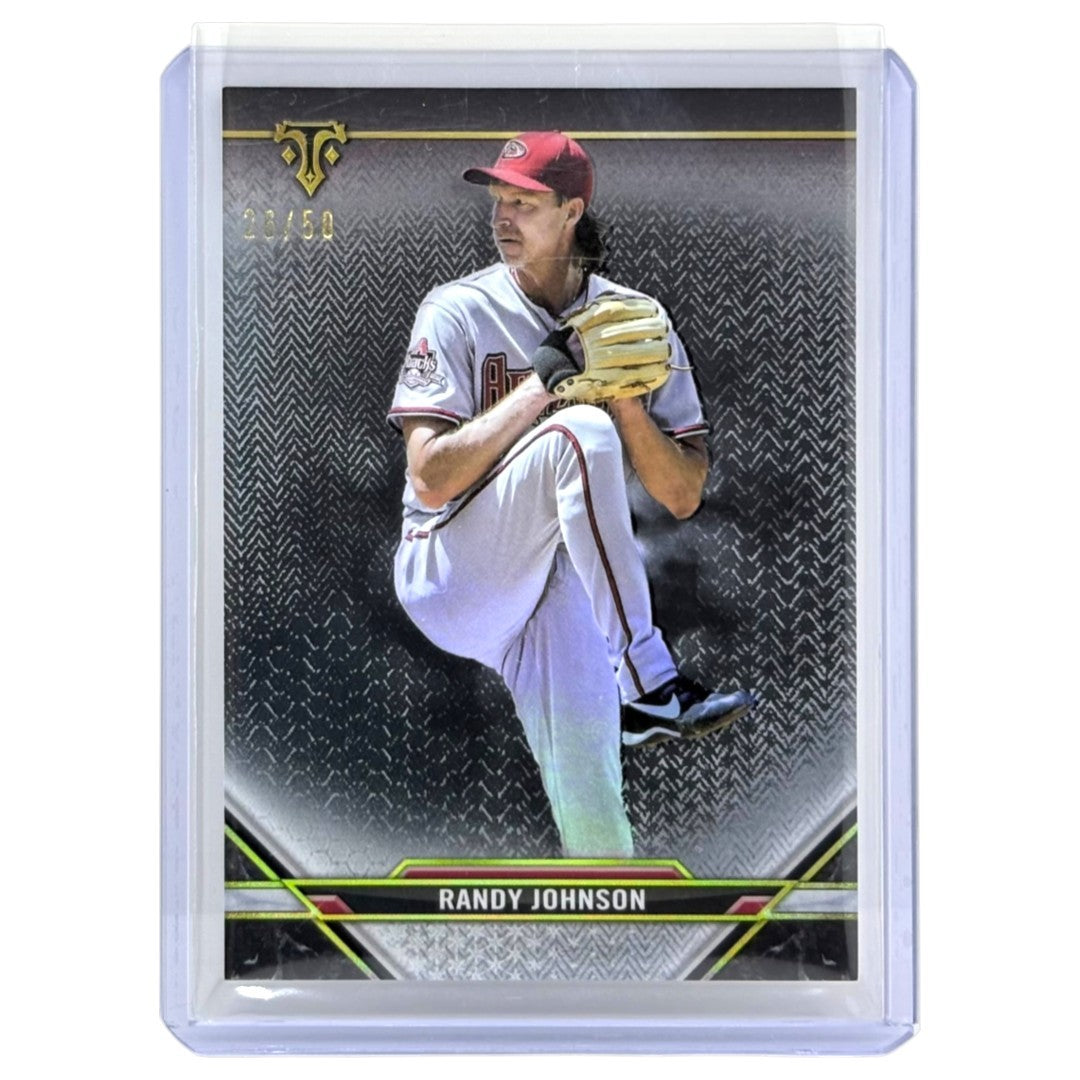 TOPPS MLBカード TRIPLE THREADS RANDY JOHNSON ARIZONA DIAMONDBACKS /50 #51 中古 IT1