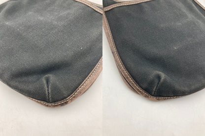 COACH コーチ USA製 キャンバス×レザー ショルダーバッグ 8114 中古 D4