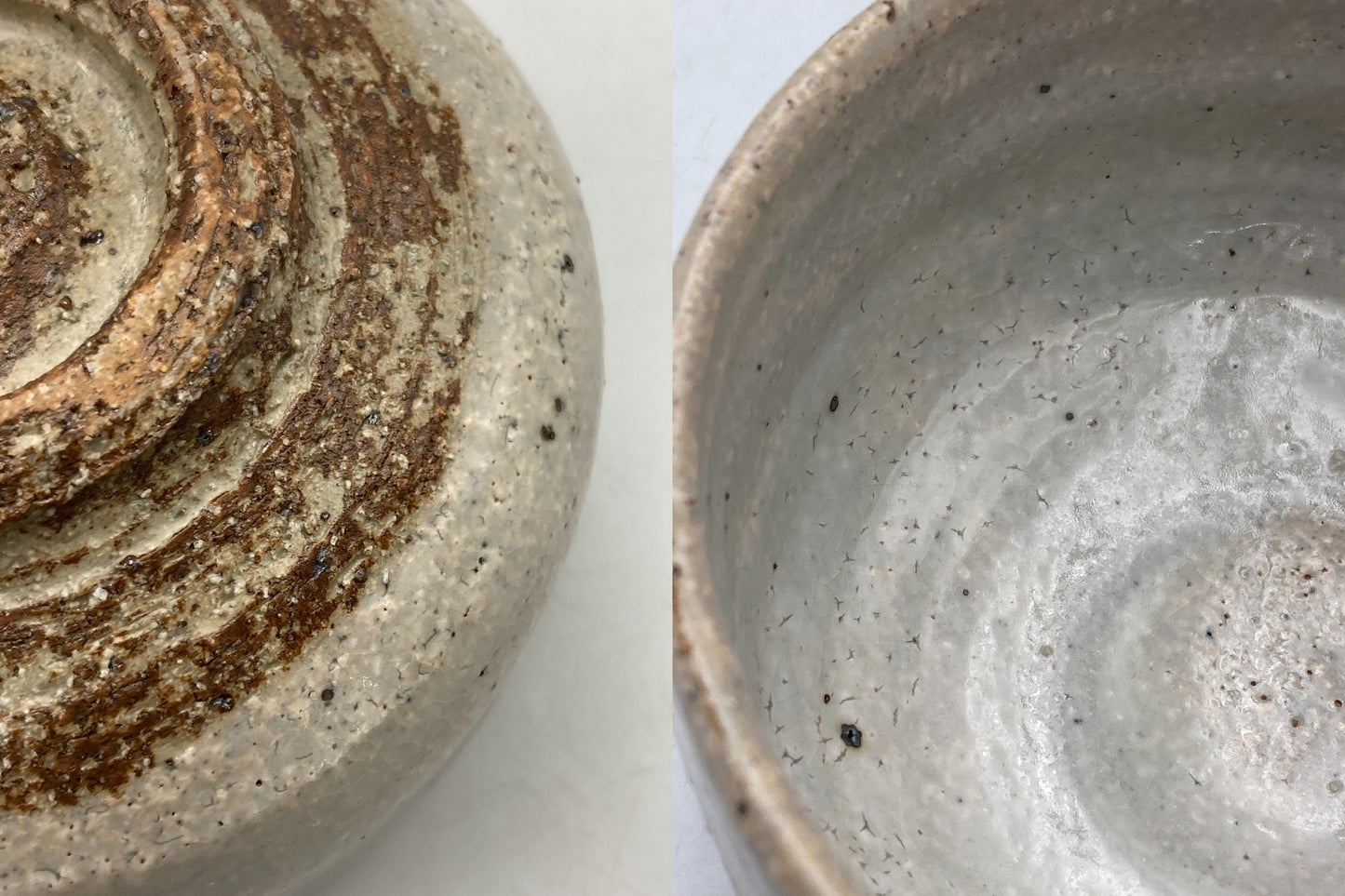 宇野徹 化粧手 抹茶茶碗 中古 D4