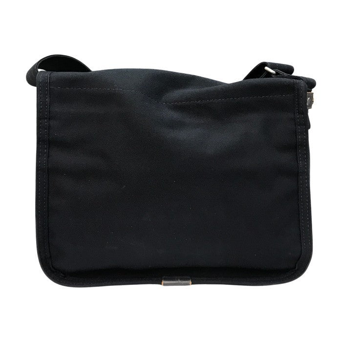 PORTER GIRL ポーター ガール NAKED ネイキッド ショルダーバッグ M レディース キャンバス 斜め掛け メッセンジャー ネイビー 667-19472 中古 T1