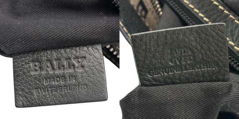 BALLY バリー モノグラム ワンショルダー バッグ ブランド レディース 総柄 レザー キャンバス 鞄 中古 W４