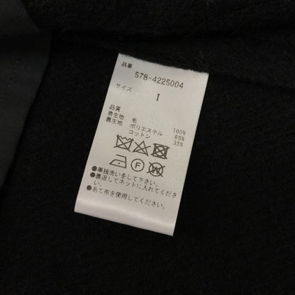 MARGARET HOWELL マーガレットハウエル ベスト レディース ウール ダブルジッパー ブラック 1サイズ 578-4225004 中古 T1