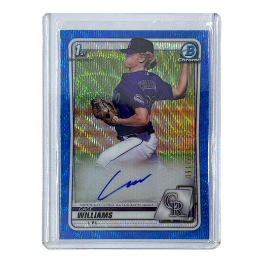 TOPPS MLBカード BOWMAN CHROME 1ST CASE WILLIAMS COLORADO ROCKIES /150 #CDA-CWI 中古 IT1