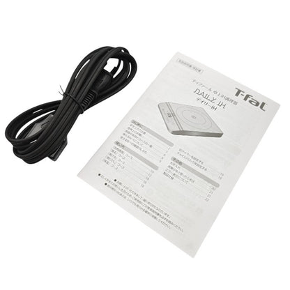 T-fal ティファール IH調理器 クッキングヒーター デイリーIH セラミックガラス製トッププレート IH2028JP 中古 H4
