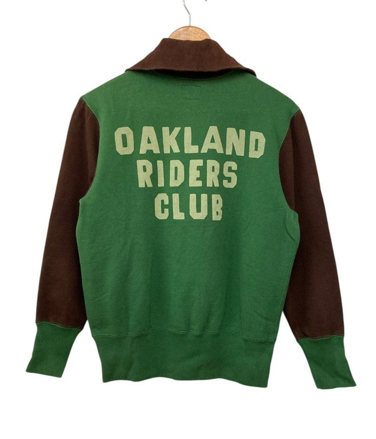 FREEWHEELERS フリーホイーラーズ OAKLAND RIDERS CLUB 1930sスタイル クオータージップ スウェット サイズ38 メンズ 中古 D4