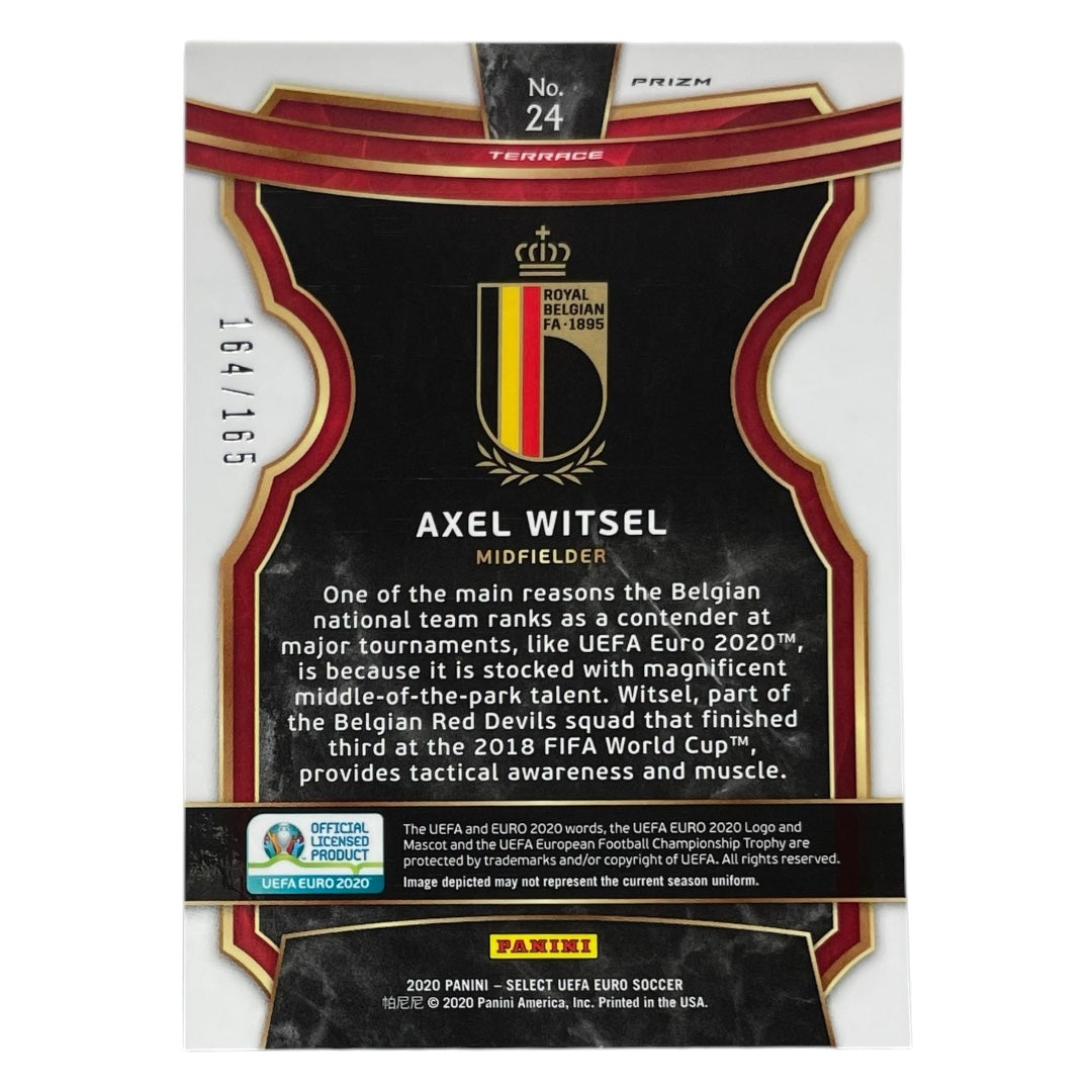 PANINI サッカーカード SELECT UEFA EURO PRIZM AXEL WITSEL BELGIUM /165 #24 中古 IT2