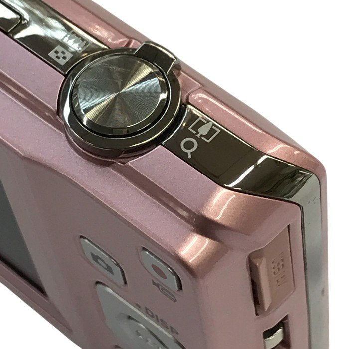CASIO EXILIM コンパクト デジタルカメラ ピンク 光学5倍ズーム USB充電 EX-ZS5PK 中古 T1