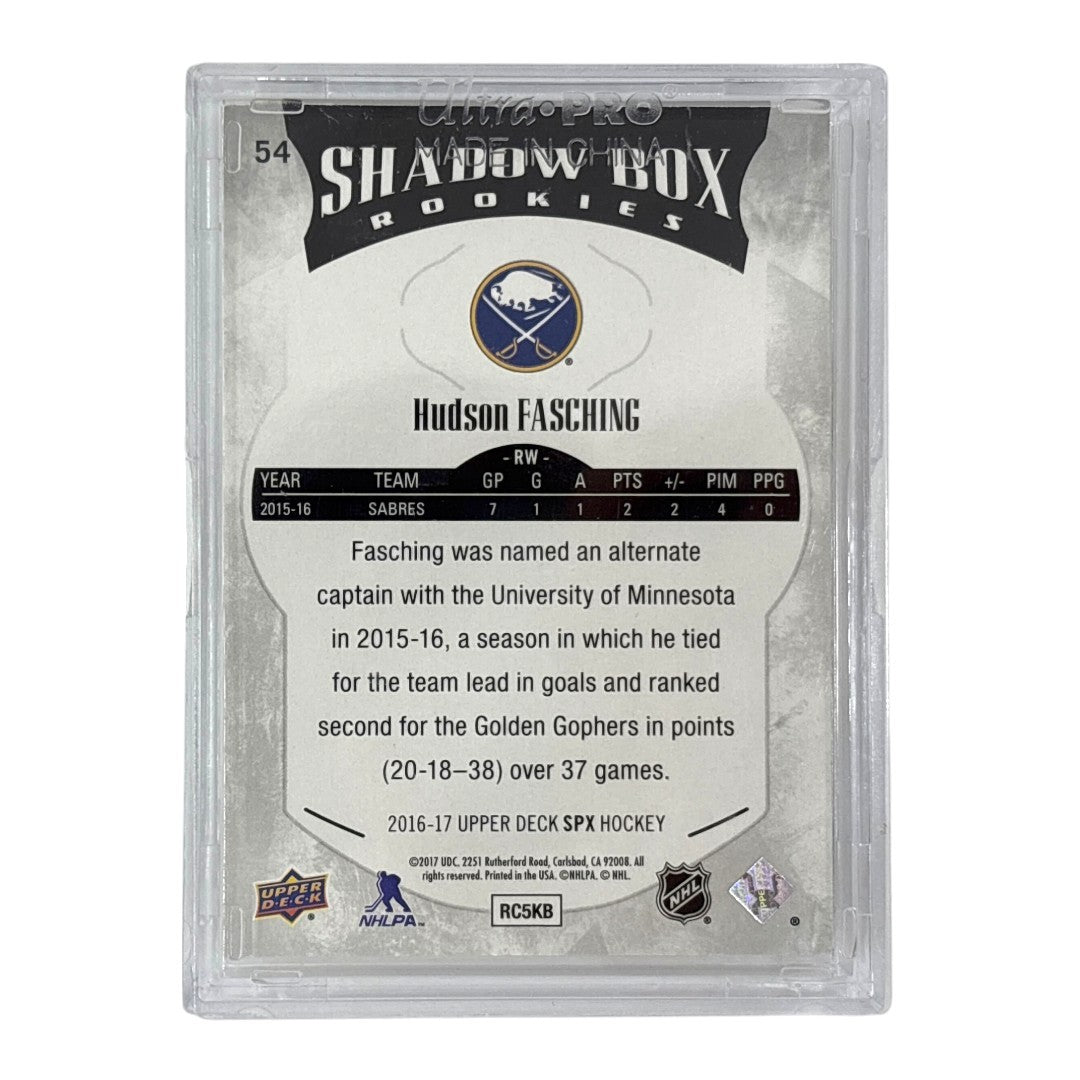 UPPER DECK NHLカード SPX SHADOW BOX HUDSON FASCHING SABRES /249 #54 中古 IT1