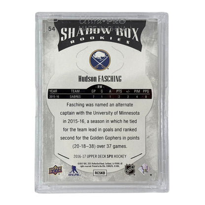 UPPER DECK NHLカード SPX SHADOW BOX HUDSON FASCHING SABRES /249 #54 中古 IT1