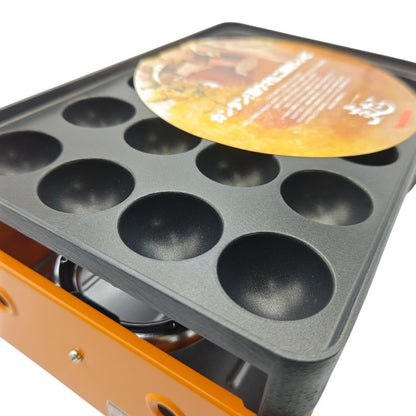 【未使用品】 Iwatani イワタニ カセットグリル たこ焼き器 炎たこ 非売品カラー CB-TK-A 中古 H4