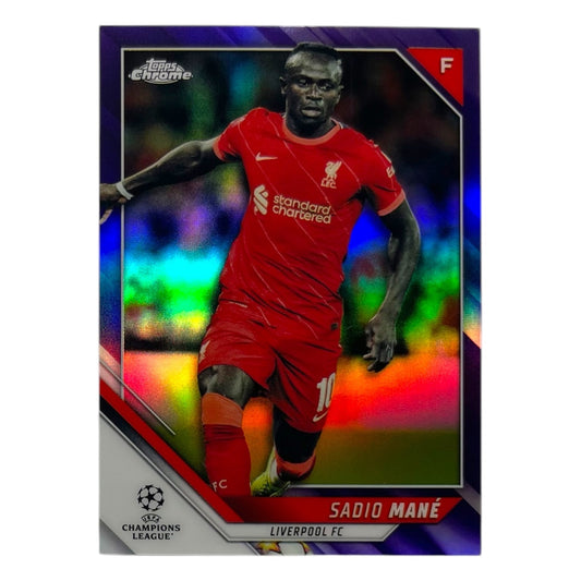 TOPPS サッカーカード CHROME SADIO MANE LIVERPOOL /250 #110 中古 IT2