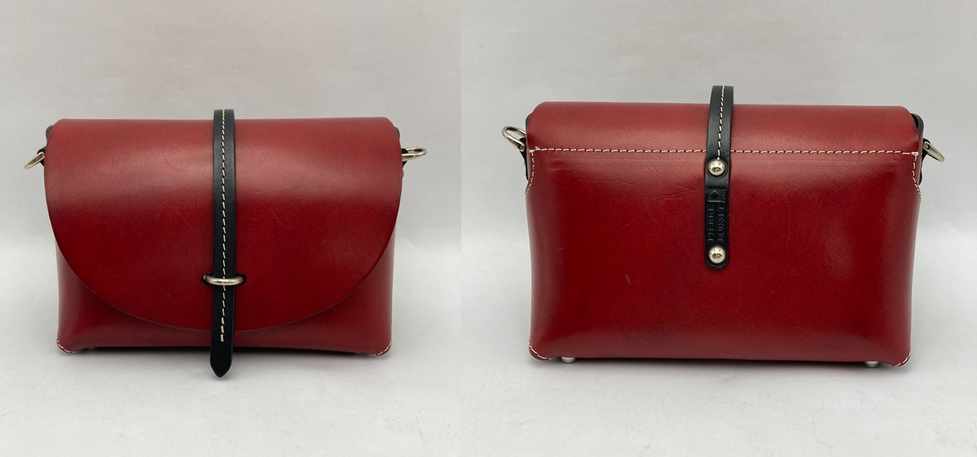 PIERRE BOISSET PARIS ピエール・ボワセ レザー ミニショルダーバッグ 中古 D4