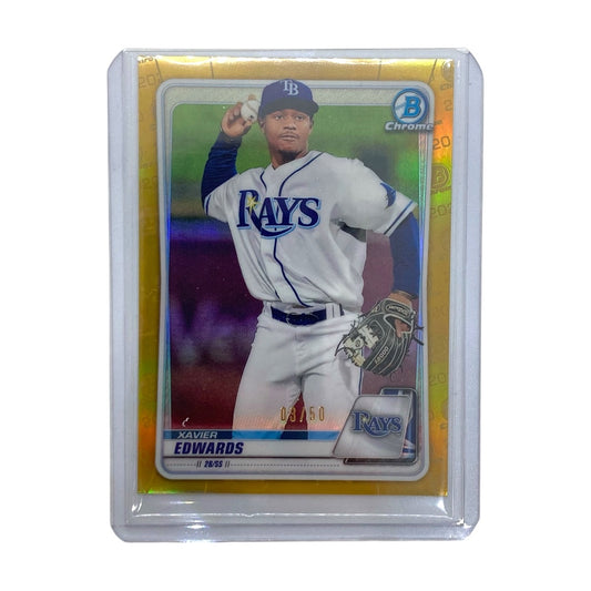TOPPS MLBカード BOWMAN CHROME XAVIER EDWARDS RAYS 03/50 #BD-44 中古 IT2